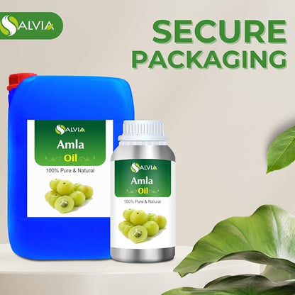Amla (Emblica Officinalis) Essential Oil 100% Pure & Natural Undiluted Uncut Oil | Use for Aromatherapy (1L)