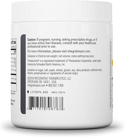 Integrative Therapeutics Glutamine Forté - L-Glutamine Powder for Gut Health Support* - Healthy Gut Support Supplement for Men & Women* - Water-Dispersible Form of Turmeric - 7.09 oz