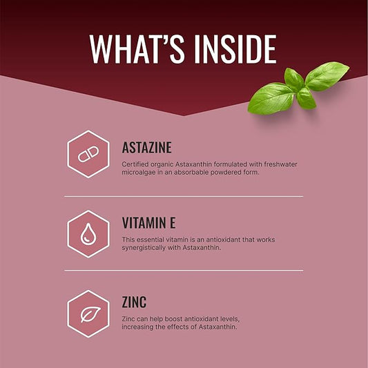 Approved Science® Astaxanthin 12 mg - Extra Strength Antioxidant - Supports Heart, Eyes, Skin - 180 Vegan Capsules - 6 Month Supply