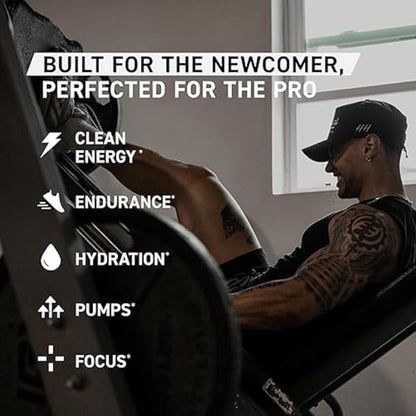 Kaged Sport Pre Workout Powder for Men & Women, Glacier Grape, Sport Certified, 188mg Caffeine, Nitric Oxide Supplement, Beta Alanine for Energy, Weightlifting, Cardio Endurance, Strength, 20 Servings