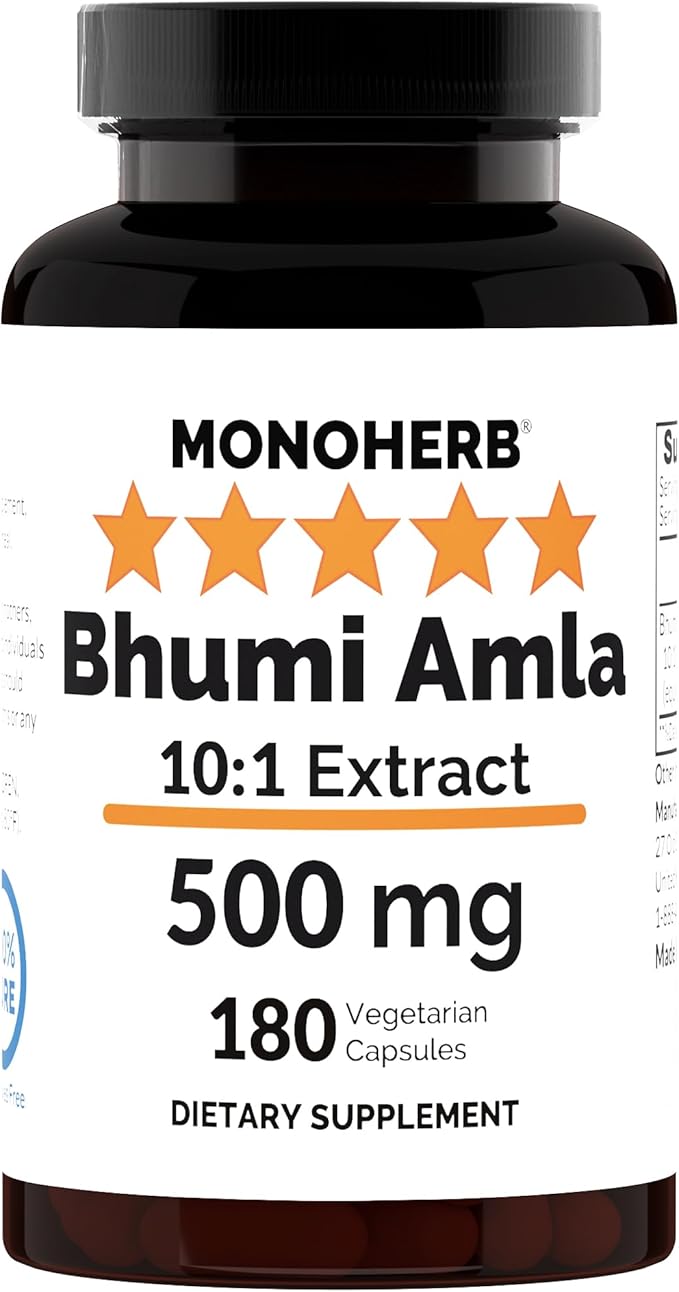 Bhumi Amla Extract 500 mg - 180 Capsules