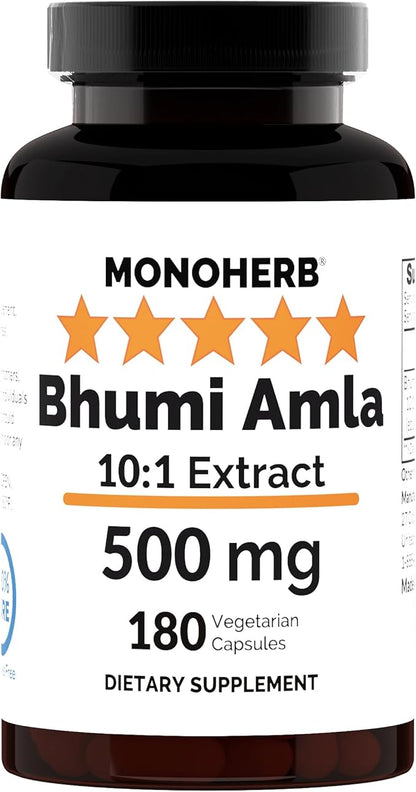 Bhumi Amla Extract 500 mg - 180 Capsules