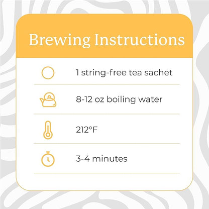 Starwest Botanicals Organic Chamomile Tea - Caffeine Free Herbal Tea, Supports Sleep & Relaxation, String Free Sachets, USDA Organic Chamomile, Non GMO - 20 Tea Bags