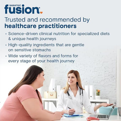 Bariatric Fusion GLP-1 Gut Health Booster | High Fiber GLP1 Booster | Prebiotic Fiber GLP-1 Supplement Powder for Women & Men | 20 Servings