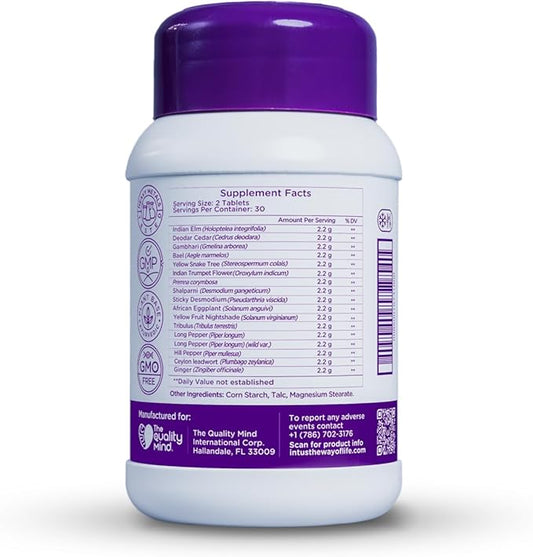 Intus Heal Colon Cleanse and Gut Health Supplement for Women – Ayurvedic Detox Cleanse for Digestive Health – Gut Detox Cleanse & Body Detox for Women – 60 Tablets