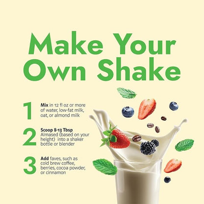 Almased Meal Replacement Shake Protein Powder for Weight Loss, Natural GLP-1 Support, Gluten-free, High Protein (Original Flavor)
