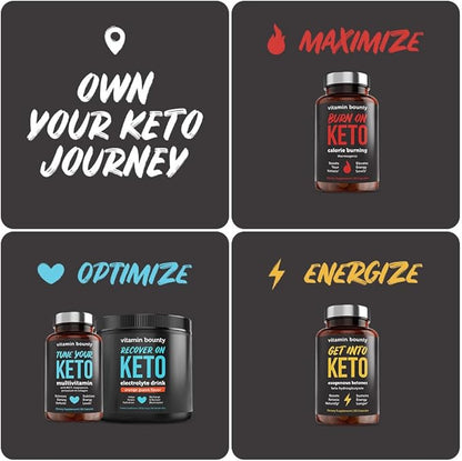 Vitamin Bounty Premium Raspberry Ketones Supplement - Keto Pills for Weight Loss - Promotes Ketosis & Metabolism Support - Keto Diet Aid - Energy Boost for Women & Men - 60 Capsules