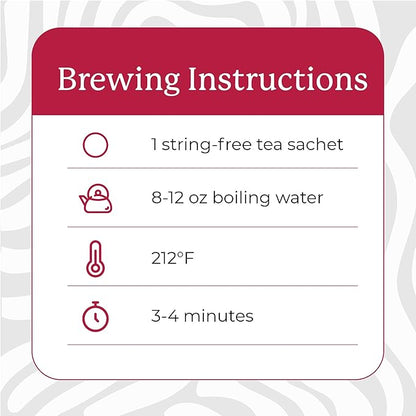 Starwest Botanicals Organic Hibiscus Tea - Caffeine Free Herbal Tea, Tea with Antioxidant Properties, String Free Sachets, USDA Organic Hibiscus Flower, Non GMO - 20 Tea Bags