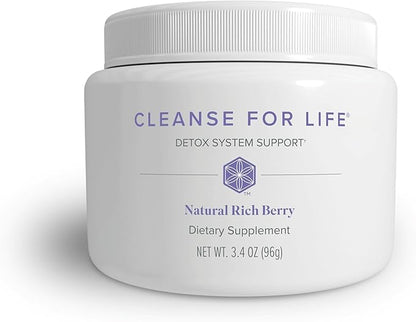 Isagenix Cleanse for Life - Powder Supplement for Cleanse Drink with No Laxatives or Diuretics - Support Metabolism with Vitamin B12 & Niacin - Natural Rich Berry -3.4 Oz (16 Servings)