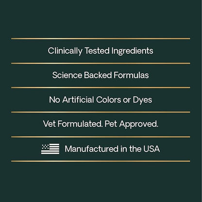 VETRISCIENCE Extra Strength Healthy Hip & Joint Chews, GlycoFlex Glucosamine and Green-Lipped Mussel Joint Support Supplement for Dogs, Promote Mobility & Soothe Joint Discomfort, Chicken, 60 Count