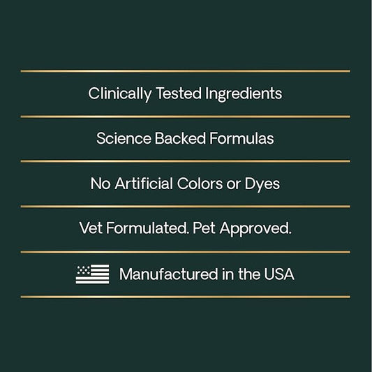 VETRISCIENCE Extra Strength Healthy Hip & Joint Chews, GlycoFlex Glucosamine and Green-Lipped Mussel Joint Support Supplement for Dogs, Promote Mobility & Soothe Joint Discomfort, Chicken, 60 Count