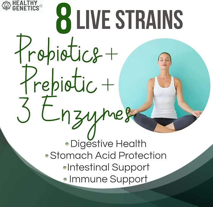 Liquid Probiotics for Women Men & Kids | Prebiotic +Ginger + Probiotics for Digestive Health | Acidophilus Probiotic | Dairy Free | Vegan | Non-GMO | Gluten Free | 30 Servings