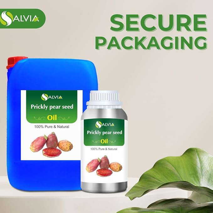 Bulk Prickly Pear Seed Oil (Opuntia Ficus-Indica) 100% Pure & Natural - Undiluted Uncut Essential Oil - Aromatherapy Massage Oil (1000 ML)