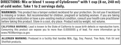 ALLMAX Nutrition - Cytogreens Super Greens Powder, Infused with Spirulina, Spinach & Barley Grass, Supports Immune & Digestive Health, Gluten Free & Vegan, 30 Servings (Acai Berry Green Tea)