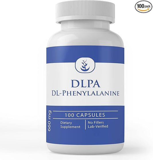 Pure Original Ingredients DLPA DL-Phenylalanine, (100 Capsules) Always Pure, No Additives Or Fillers, Lab Verified