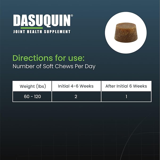 Nutramax Dasuquin for Large Dogs, Joint Health Supplement, Contains Glucosamine for Dogs, Plus Chondroitin, ASU and More, Supports Healthy Joints, Soft Chews, 150 Count