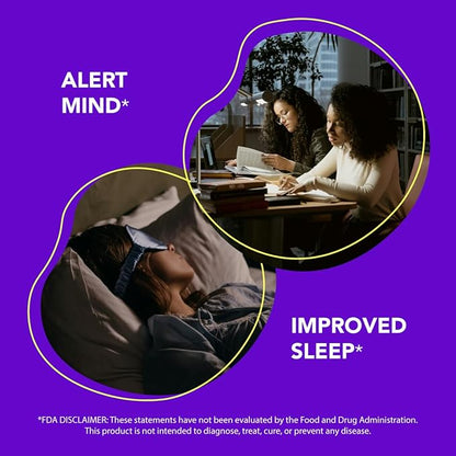 AMANDEAN Brain Supplement. Nootropic Cognitive Support for Memory, Focus, Clarity. Magnesium L-Threonate (Magtein), Lion's Mane Mushroom Extract, Alpha GPC Choline Complex. 90 Veggie Capsules.