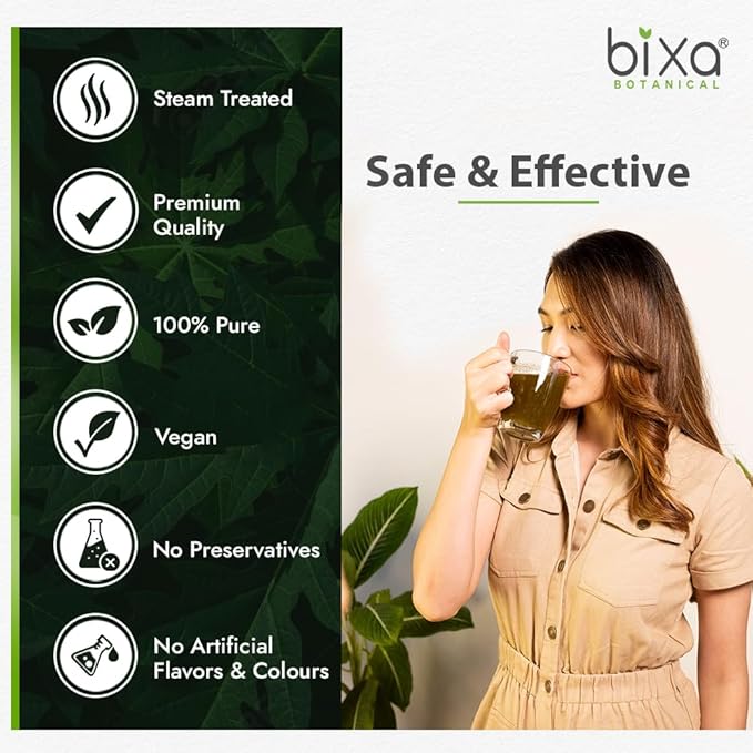 bixa BOTANICAL Tulsi Leaves Powder (Holy Basil Leaf/Ocimum Sanctum) 7 Oz / 200g,Pack of 1 | Support Immunity|Taken as Tea
