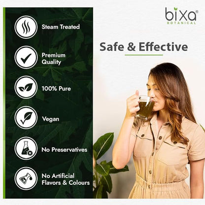 bixa BOTANICAL Tulsi Leaves Powder (Holy Basil Leaf/Ocimum Sanctum) 7 Oz / 200g,Pack of 1 | Support Immunity|Taken as Tea