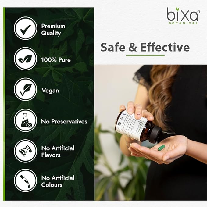 bixa BOTANICAL Ayurvedic Natural Herbal Supplement Gymnema Extract 25% Gymnemic (Gudmar, Shardunika) | Digestive Stimulant | Natural Herbal Supplement | Veg Capsules 450 mg (60 Count (Pack of 1))