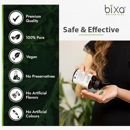 bixa BOTANICAL Ayurvedic Natural Herbal Supplement Gymnema Extract 25% Gymnemic (Gudmar, Shardunika) | Digestive Stimulant | Natural Herbal Supplement | Veg Capsules 450 mg (60 Count (Pack of 1))