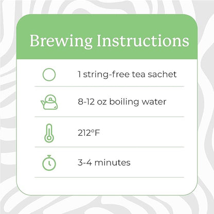 Starwest Botanicals Organic Lemon Balm Leaf Tea - Calming Herbal Tea for Women & Men, Caffeine Free, USDA Organic Lemon Balm Leaf, String Free Sachets, Non GMO - 20 Tea Bags