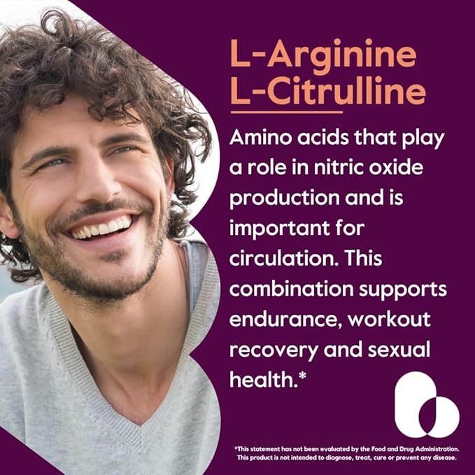 BESTVITE L-Arginine L-Citrulline 500mg / 250mg Vegan (240 Vegetarian Capsules) - No Stearates - No Dicalcium Phosphate - Non GMO - Gluten Free