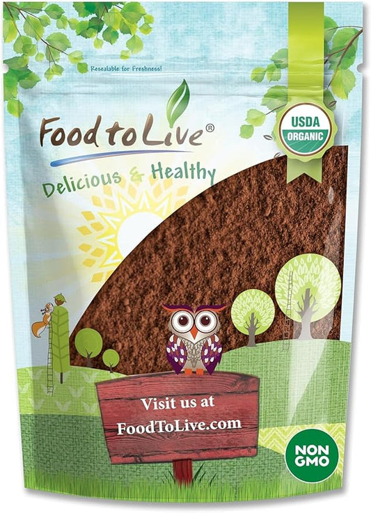 Food to Live Organic Chaga Mushroom Powder, 3 Ounces – All Natural Vegan Superfood for Immunity and Holistic Wellness. Rich in Antioxidants and Nutrient-Packed. Non-GMO. 100% Pure. Kosher
