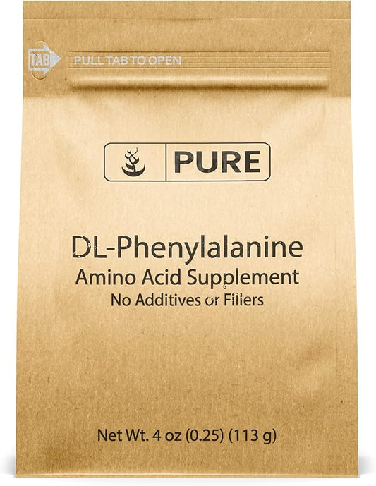 Pure Original Ingredients DL-Phenylalanine Powder (4 oz) Always Pure, No Fillers or Additives