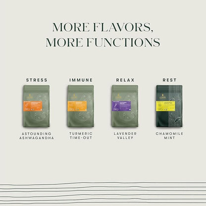 Luxmi Estates, Organic Tulsi Tea, 50 Tea Bags, Caffeine Free, Non-GM and Organic, for Immunity, Inflammation, and Stress Relief