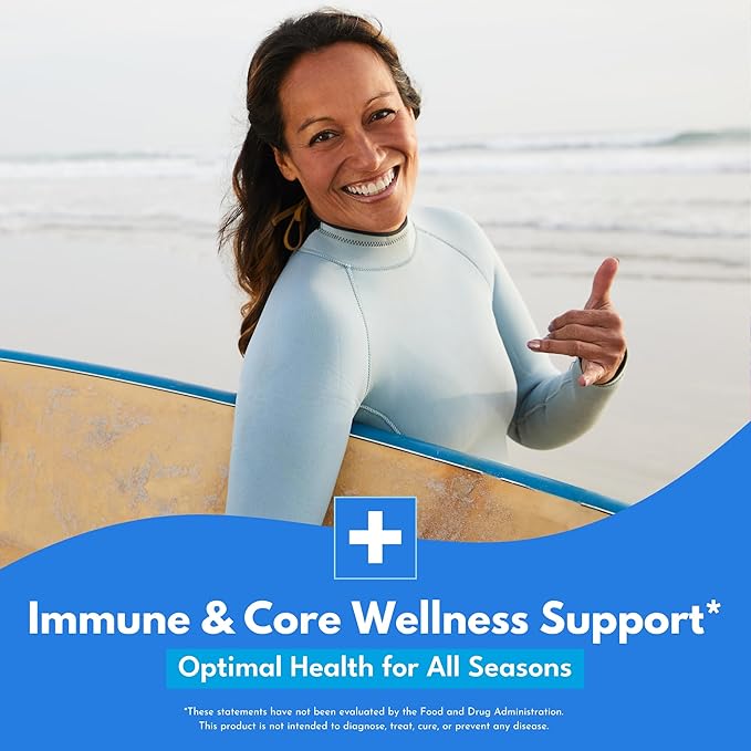 Reishi Mushroom Capsules - 100% Fruiting Body - Concentrated Organic Reishi Extract for Immune Support & Core Wellness - No Mycelia & No Grain - 60 Vegan Capsules