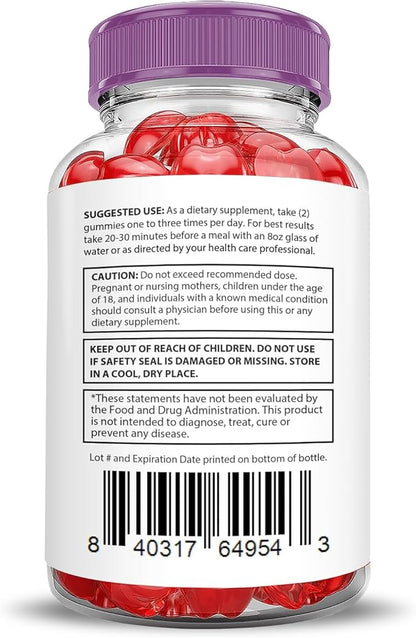 Justified Laboratories (3 Pack Rapid Ripped Keto ACV Vegan Non GMO 180 Gummies
