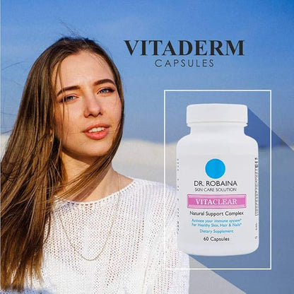 Dr. Robaina VITADERM Vitaclear Complex - Boosts Immune System for Healthy Skin, Hair, and Nails - Recovery and Prevention Support