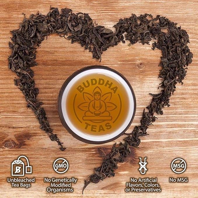 Buddha Teas - Organic Milk Thistle Tea - Herbal Tea - Promote Cleansing & Wellness - With Antioxidants & Minerals - Clean Ingredients - Caffeine Free - OU Kosher - 18 Tea Bags (Pack of 1)