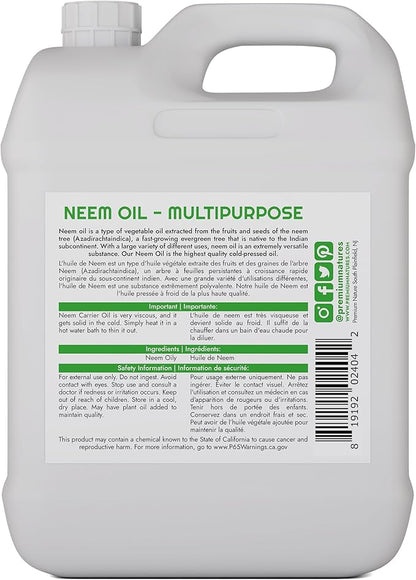 Organic Neem Oil for Skin and Hair Need Oil 100% Pure Cold Pressed for Essential Oil Mixing Neem Oils for Plants Neem Cake Massage Oil Neems Spray for Indoor Plants 32 oz