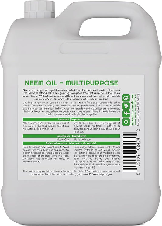 Organic Neem Oil for Skin and Hair Need Oil 100% Pure Cold Pressed for Essential Oil Mixing Neem Oils for Plants Neem Cake Massage Oil Neems Spray for Indoor Plants 32 oz