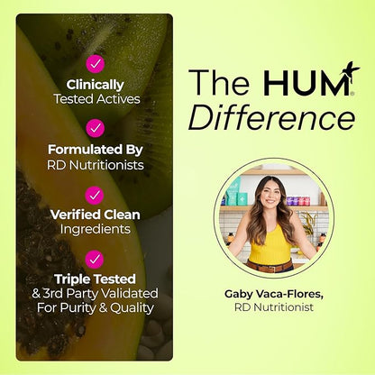 HUM Flatter Me Digestive Enzymes Bloating Supplement - Fast-Acting Bloat Relief for Digestive Health, Debloating Multi Enzyme, Bloat Pills, Anti Bloat Pills, Vegan 180 Servings