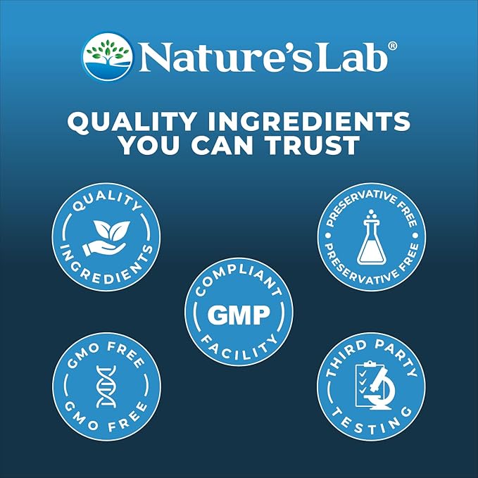 Nature's Lab Mushroom 7 Organic Blend - Benefits The Immune System, Cell Function and Endurance - 90 Capsules (45 Servings)