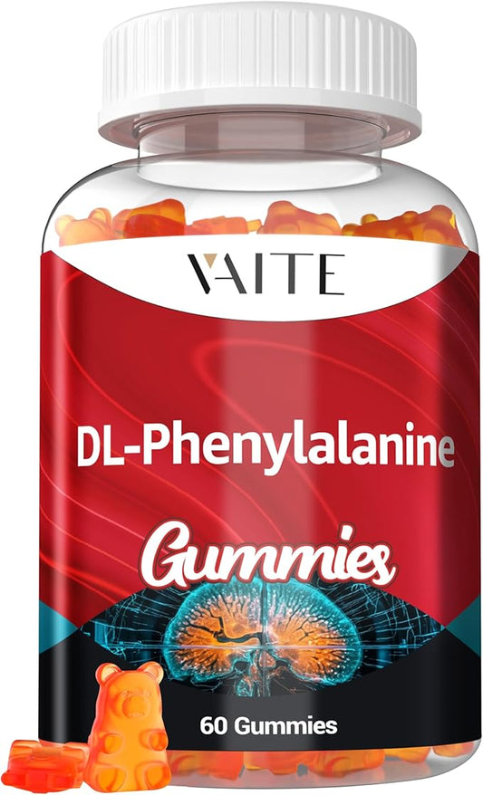 DLPA: DL-Phenylalanine 1000mg – Advanced Form of Phenylalanine for Amino Acid Support – 60 Gummies – Non-GMO, Gluten-Free, Easy-to-Take Formula for Daily Use and Consistent Wellness Support
