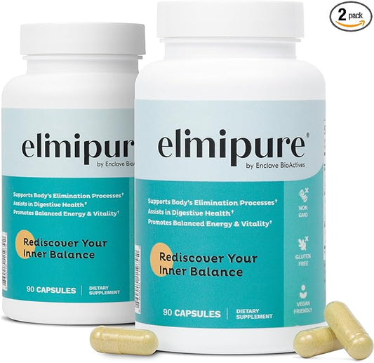 Gut Cleanse & Restore Supplement 2 Pack: Natural & Effective Detox Cleanse Capsules | Fortify Your Microbiome | Effortless Morning Stools | Restore Your Gut from The Inside Out