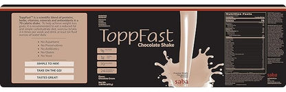 Saba ToppFast™ Nutritional Shake -Scientific Blend of proteins, Herbs, Vitamins, Minerals, & Antioxidants -30 Servings