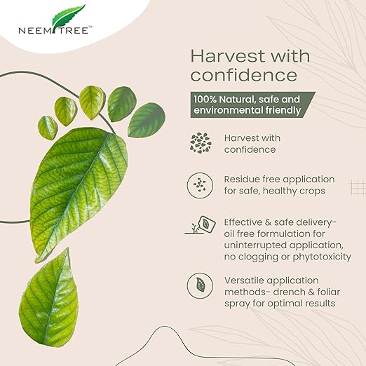 NeemTree Neem Gold (4-1-2) 4 Pounds Organic - Neem Seed Meal Fertilizer- Seed Meal for Indoor and Outdoor Plants, Lawn & Garden Growth - Vegan Neem Seed Meal Fertilizer | OMRI Approved
