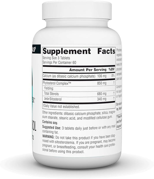 Source Naturals Phytosterol Complex with Beta-Sitosterol, Supports Healthy Cholesterol Levels*, 113 mg - 180 Tablets