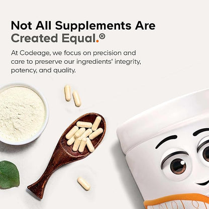 Codeage Multi Collagen Colostrum Powder Platinum - Hydrolyzed Grass-Fed Bovine Collagen Peptides, Grass-Fed Bovine Colostrum Supplement, Vitamin C, Biotin, Hyaluronic Acid, Lactoferrin - 13.4 Oz.