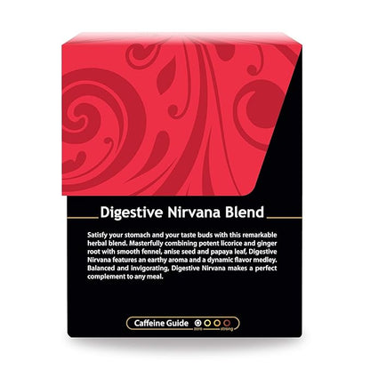 Buddha Teas - Organic Digestive Nirvana Blend - Herbal Tea - For Health & Wellbeing - With Antioxidants & Minerals - Clean Ingredients - Caffeine Free - OU Kosher & Non-GMO - 18 Tea Bags (Pack of 1)