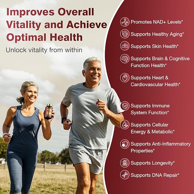 19 in 1 NMNH (Dihydronicotinamide Mononucleotide) 1000mg Per Serving, NAD Supplement Boost NAD+, NAD Resveratrol Supplement with Quercetin, Berberine for Healthy Aging, Energy, 90 Capsule-2PACK