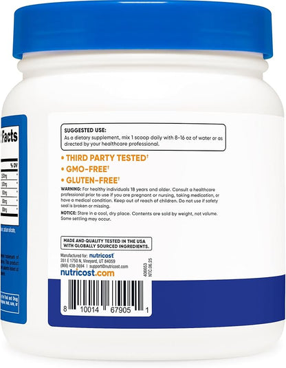 Nutricost L-Arginine Complex (Blue Raspberry, 60 Servings) - Gluten Free, Non-GMO