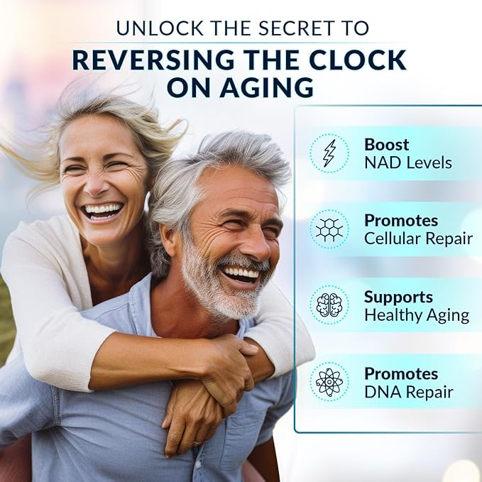 7,260mg NMNH Supplement (NMN Alternative) NAD Booster for Anti-Aging, Cellular Energy & Nice Skin- Dihydronicotinamide mononucleotide, Resveratrol, Quercetin & BioPerine® for Max Absorption- 60 caps