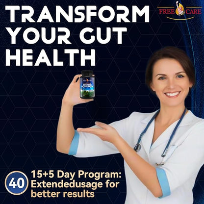Colon Cleanse 15+5Day Upgrade,Advanced Gut Cleanse Detox for Women & Men Fast Natural Laxative for Constipation Relief with Cascara Sagrada, Psyllium Husk, Senna Leaf & Probiotics, Non-GMO