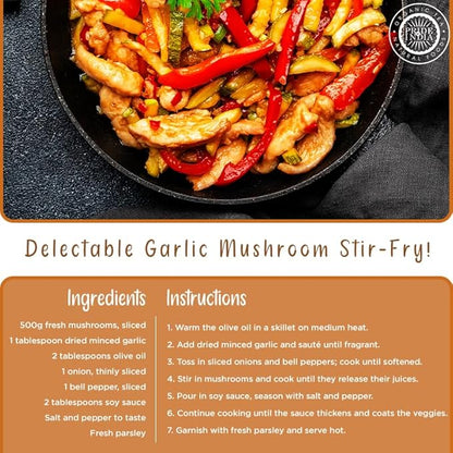 Pride of India – Garlic Minced – Gourmet Seasoning – Ideal for Dips/Sauces/Bread/Salad/Stir-Fries – Ideal Pantry Condiments – Easy to Use – 1.9 oz. Small Dual Sifter Bottle